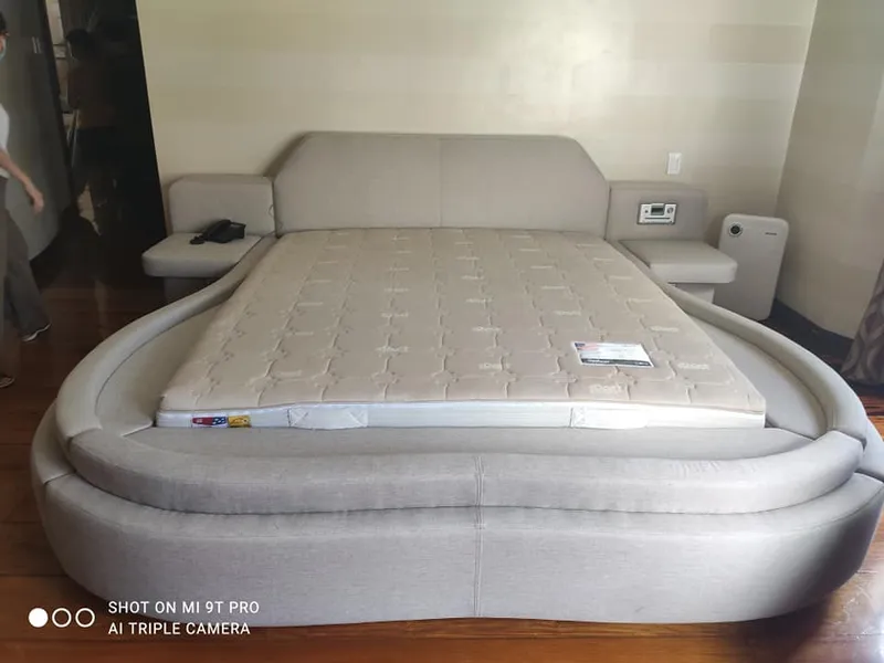 Hotel headboards and bed upholstery