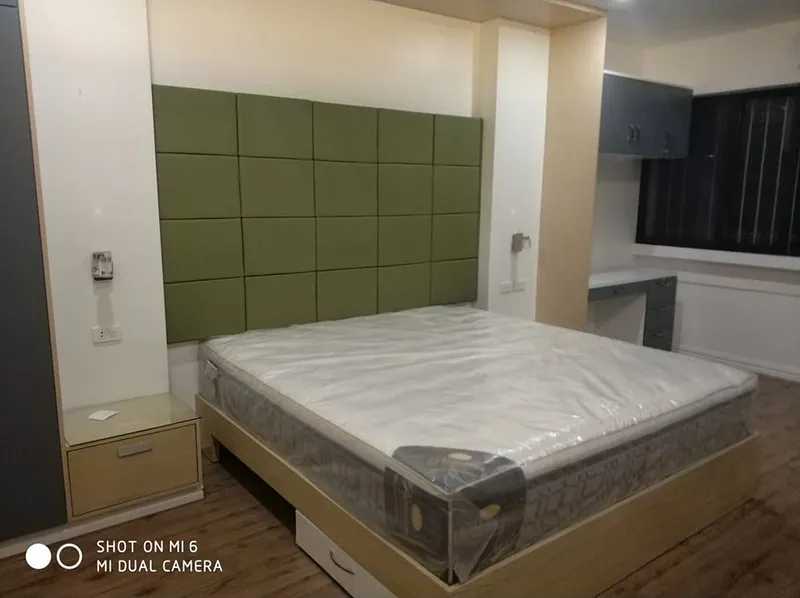 Hotel headboards and bed upholstery